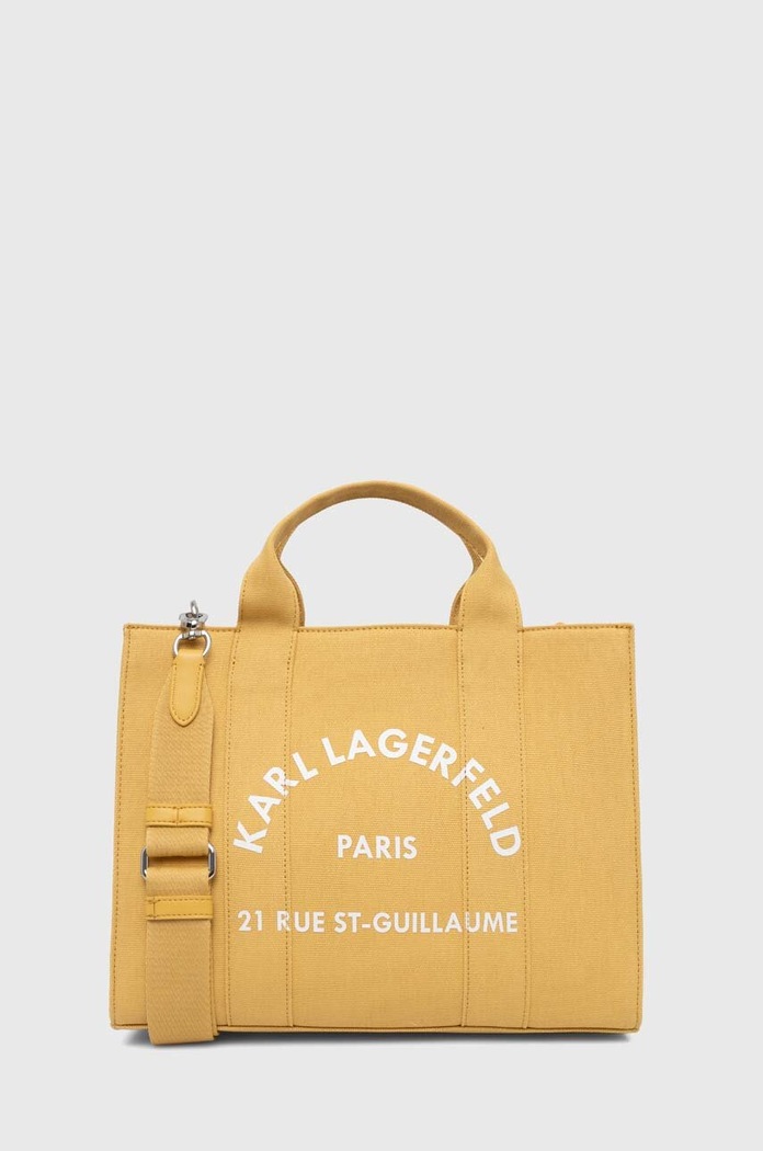 Karl Lagerfeld Kabelka Karl Lagerfeld žltá 240W3892