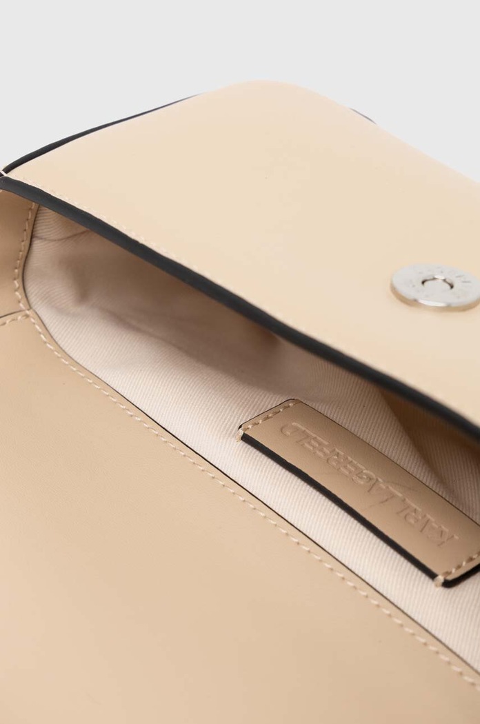 Poseta de piele Karl Lagerfeld bej 240W3195