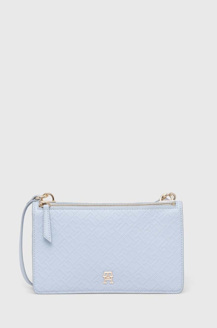 Tommy Hilfiger torebka nie mieści A4 niebieski AW0AW15975