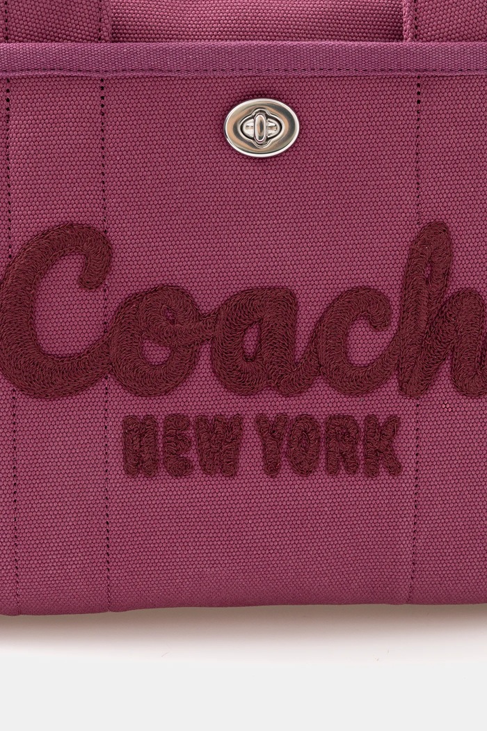 Coach torebka Cargo Tote Bag fioletowy CP158