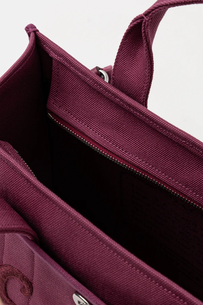Coach torebka Cargo Tote Bag CP158 fioletowy