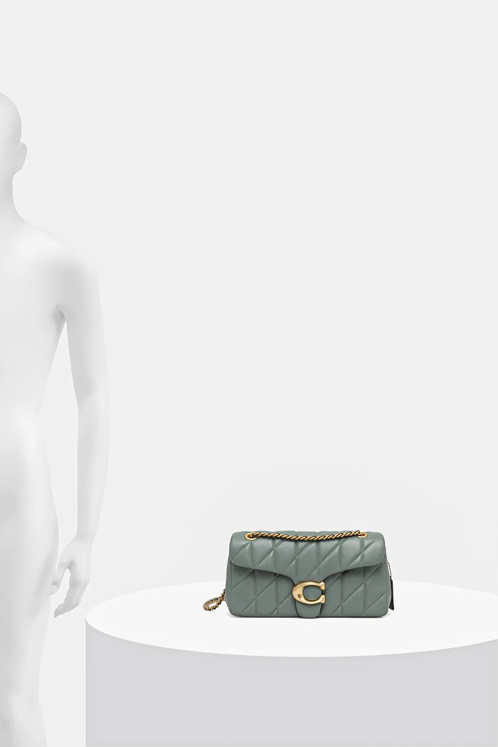 Coach torebka skórzana Tabby Shoulder Bag 26 With Pillow Quilting CP150