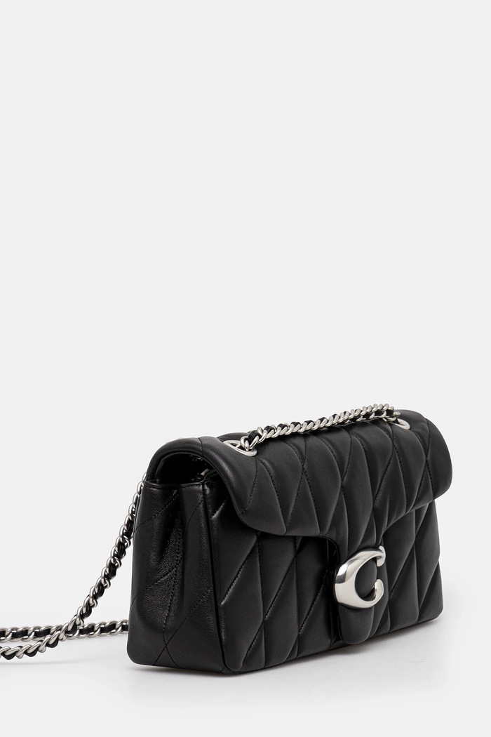 Coach torebka skórzana Tabby Shoulder Bag 26 With Pillow Quilting CP150 czarny AA00