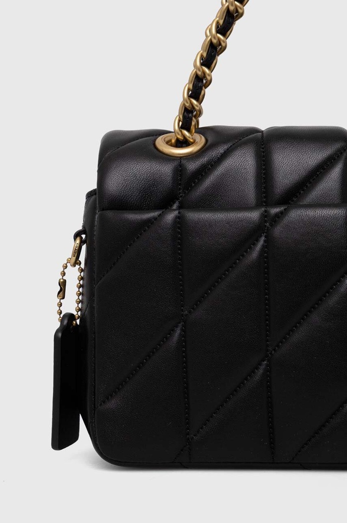 Αξεσουάρ Δερμάτινη τσάντα Coach Tabby Shoulder Bag 26 With Pillow Quilting CP150 μαύρο