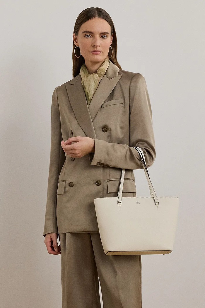 Lauren Ralph Lauren Nákupní taška dámská kožená 431924351