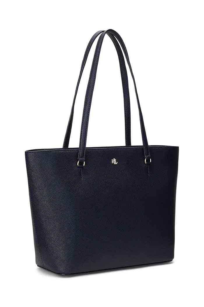 Lauren Ralph Lauren shopper torba ženska usnjena 431924351 mornarsko modra SS26