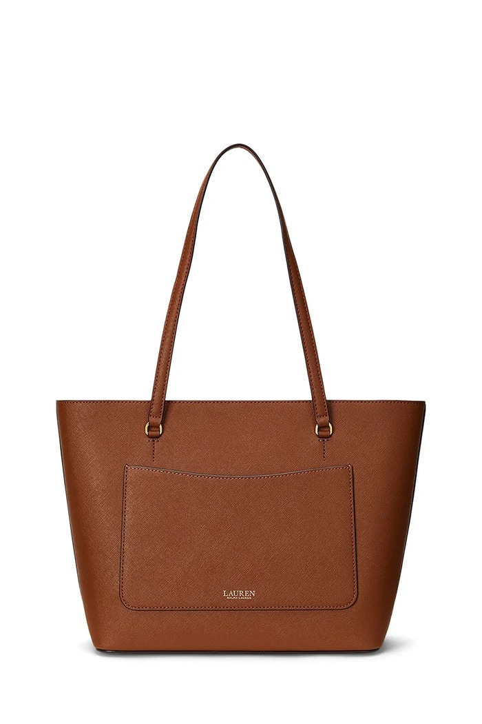 Lauren Ralph Lauren shopper torba ženska usnjena 431924351 bež SS26