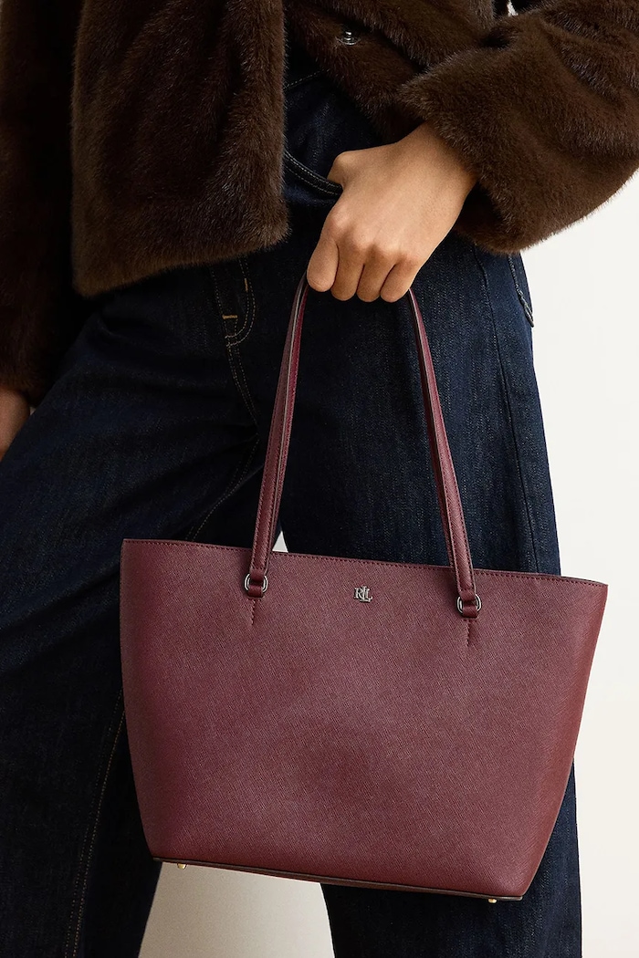 Lauren Ralph Lauren Torebka shopper damska skórzana 431924351