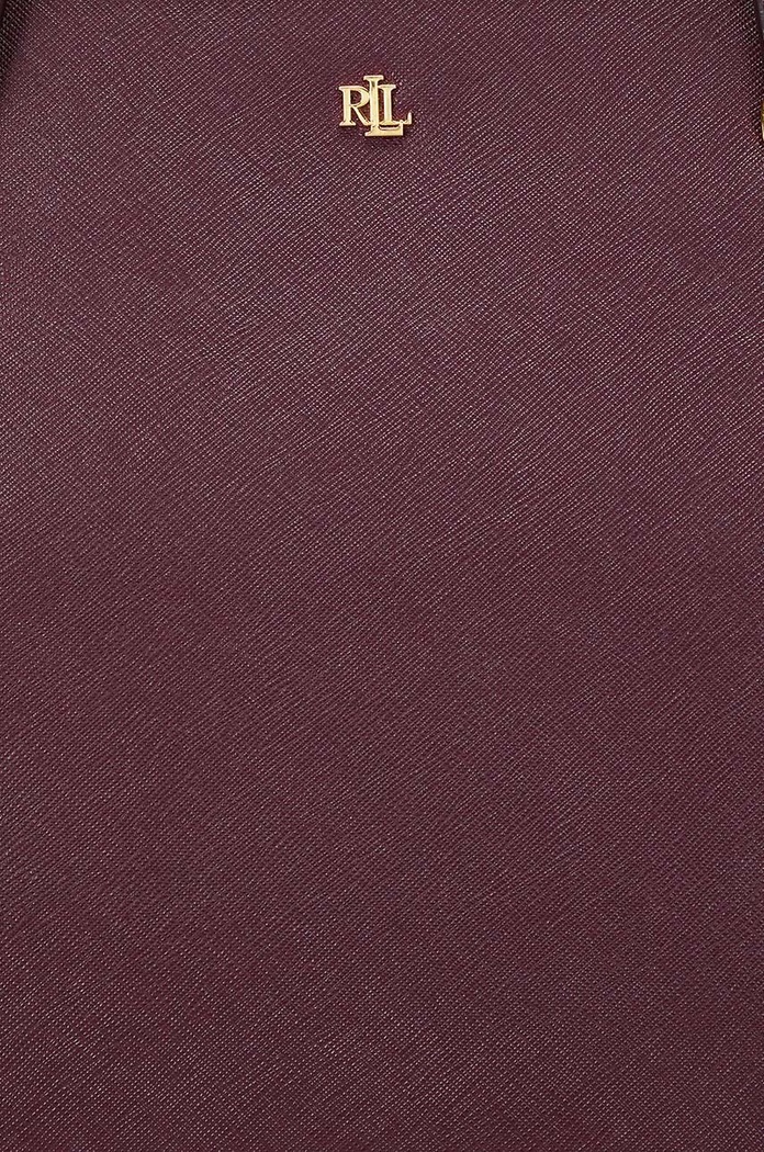 Lauren Ralph Lauren nákupní taška dámská kožená 431924351 burgundské