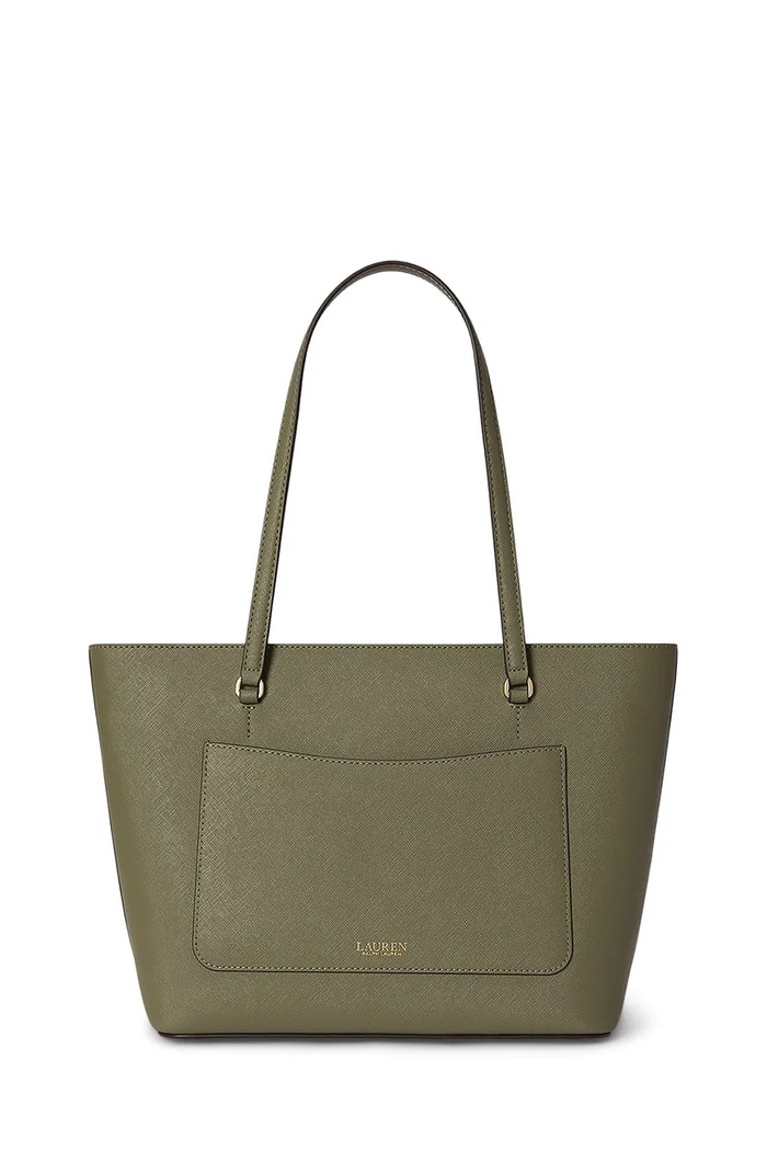 Lauren Ralph Lauren torebka shopper damska skórzana 431924351 zielony SS26