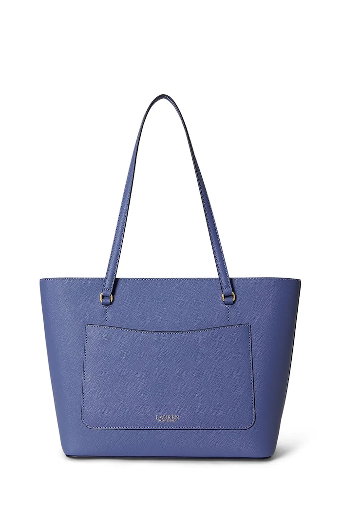 Lauren Ralph Lauren kabelka typu shopper dámska kožená 431924351 modrá SS26