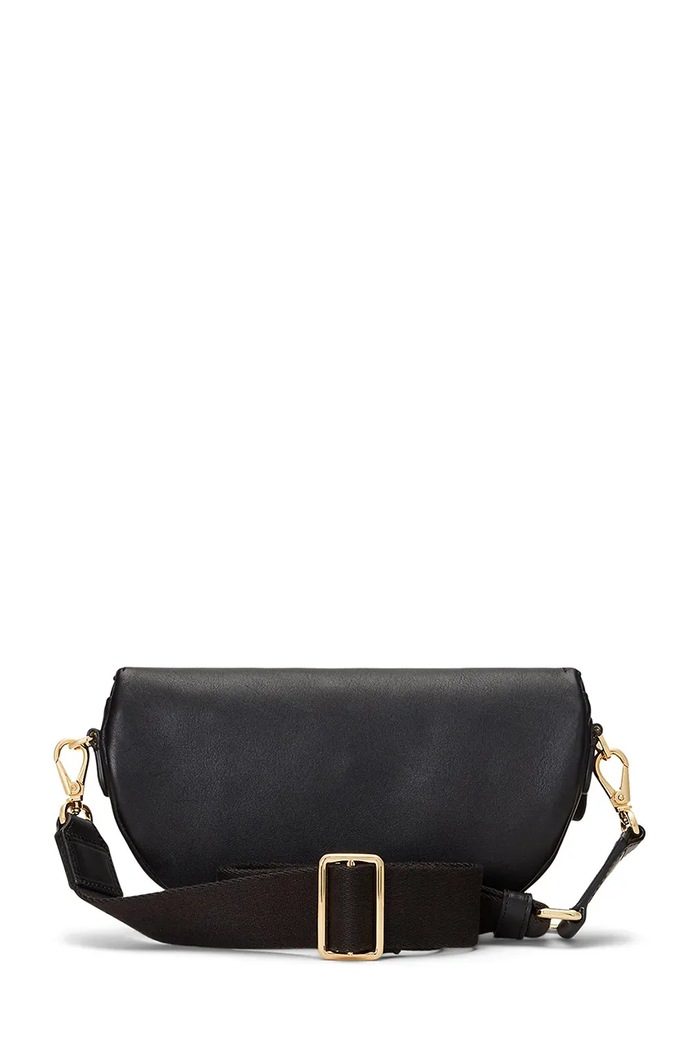 Шкіряна сумочка Lauren Ralph Lauren 431934832 чорний SS26