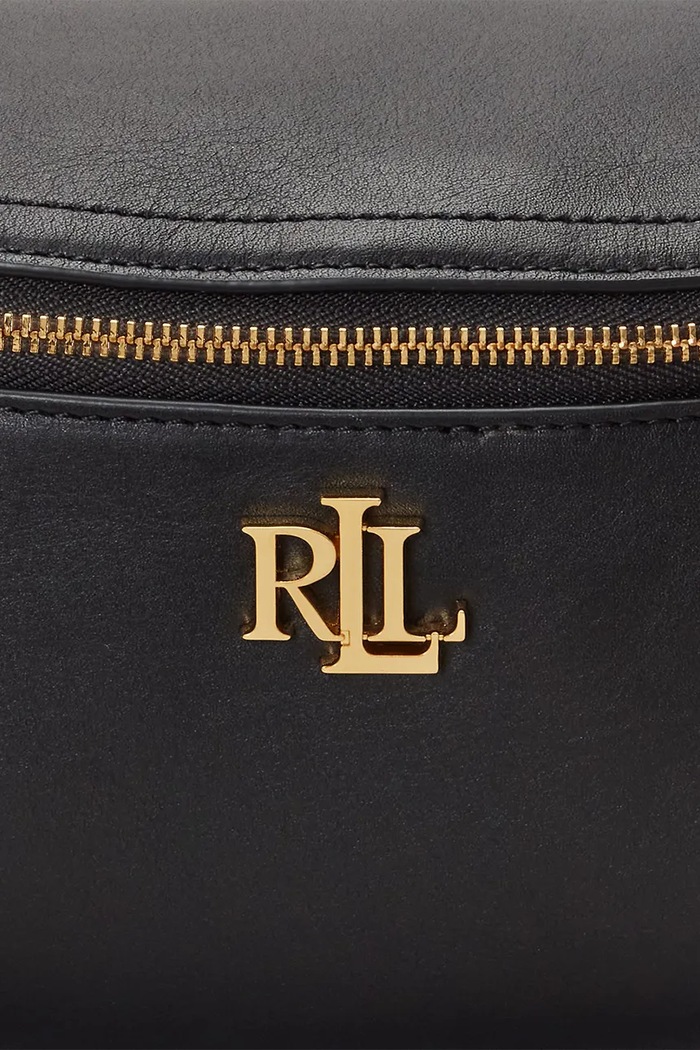 Шкіряна сумочка Lauren Ralph Lauren 431934832 чорний