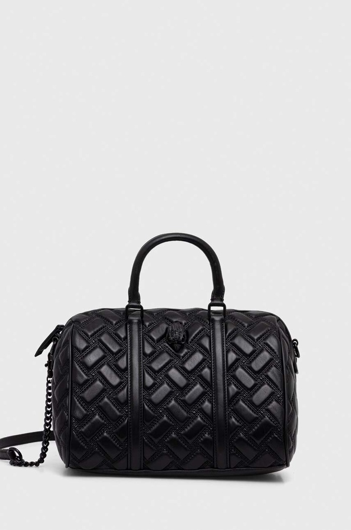 Кожена чанта Kurt Geiger London гладка кожа черен 1264900109