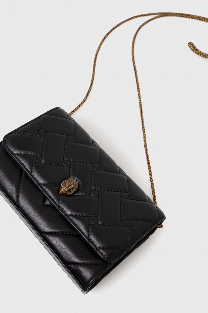 Akcesoria Kurt Geiger London kopertówka skórzana 1733000109 czarny