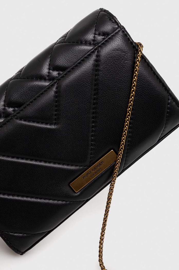 Kurt Geiger London kopertówka skórzana czarny 1733000109