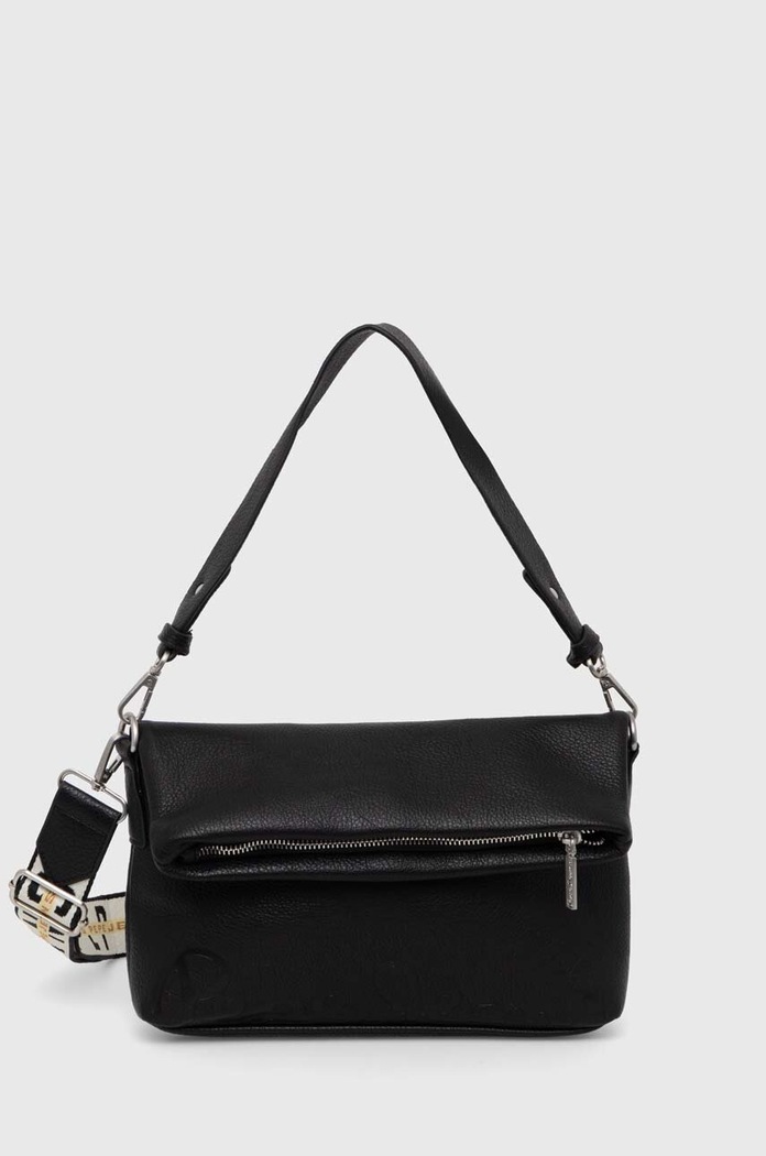Pepe Jeans kézitáska szintetikus bőr fekete PL031511