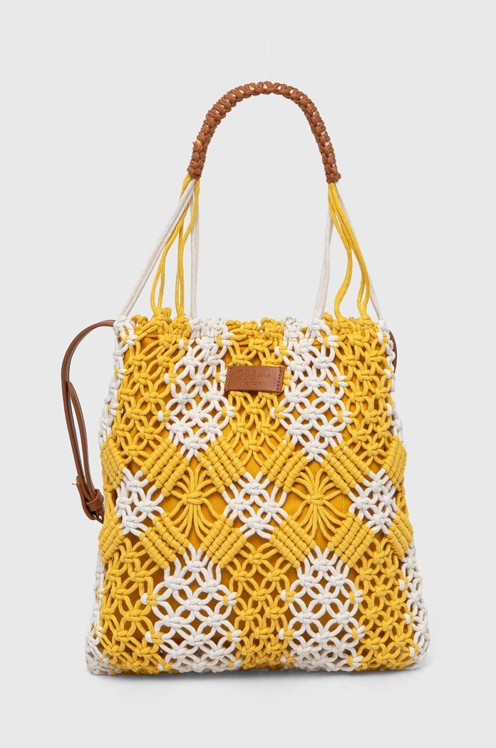 Torbica Pepe Jeans YASMIN SOLEIL PL031546 rumena SS24