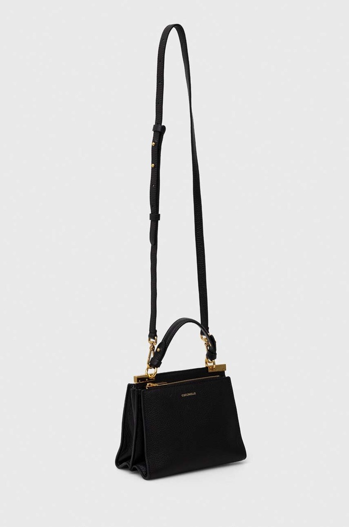 Coccinelle poseta de piele E1.P7P.18.03.21 negru SS24