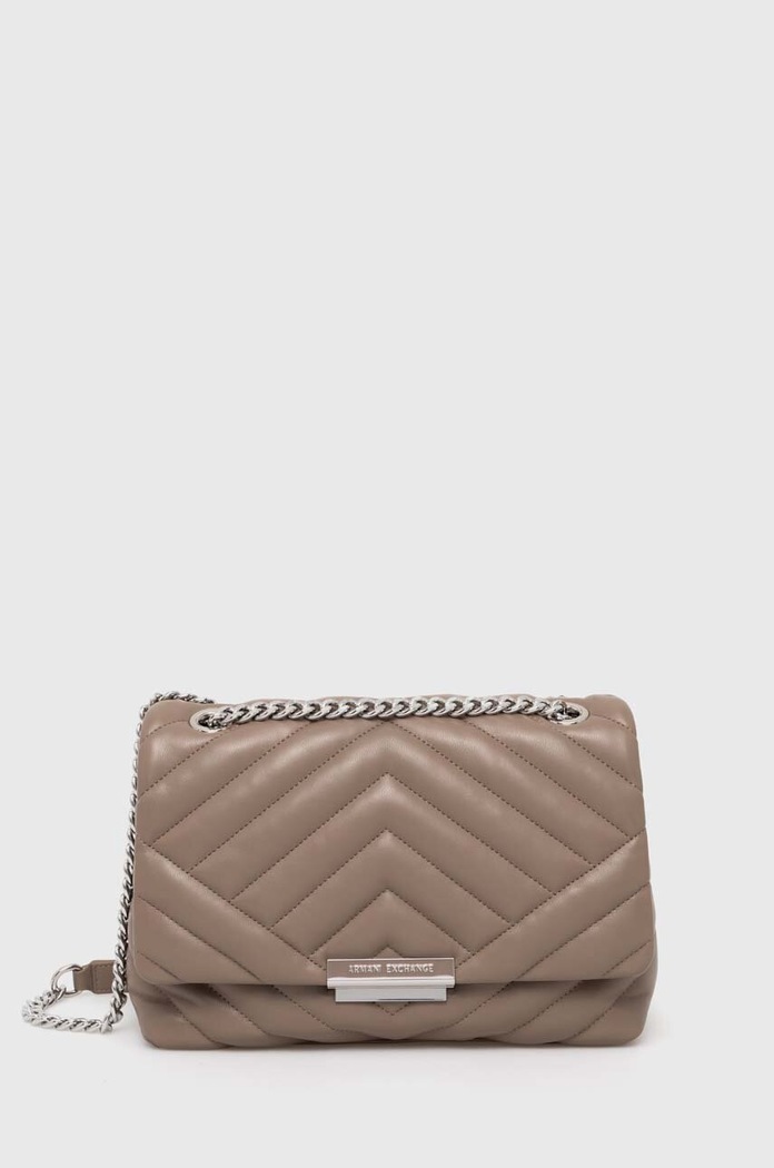 Kabelka Armani Exchange nevejde se A4 béžová 949122.4R742