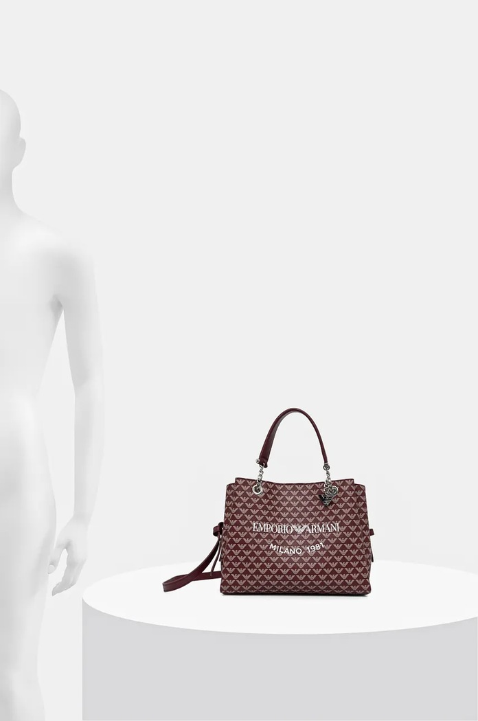 Kabelka Emporio Armani Y3D159.YWS0E burgundské