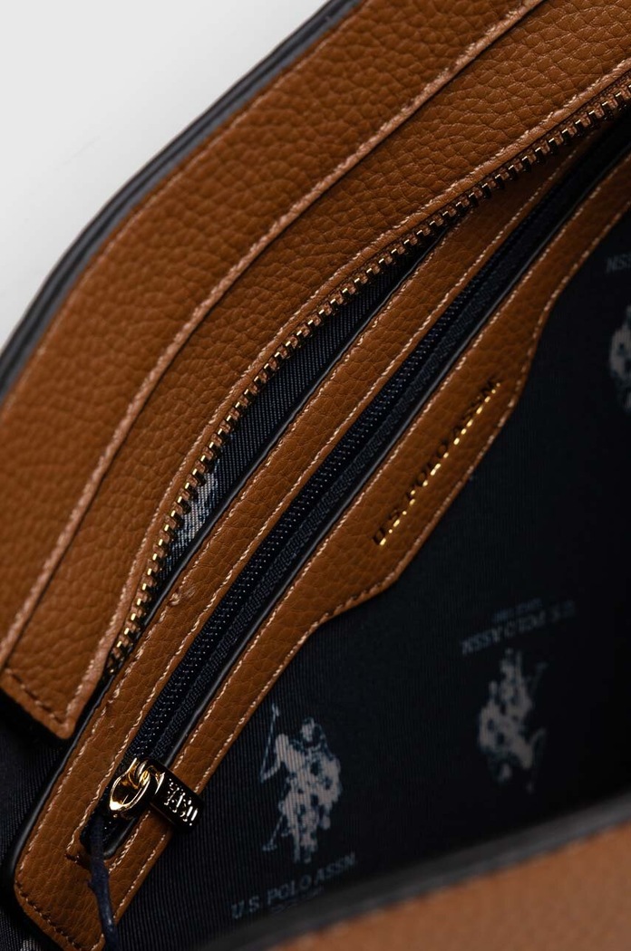 Τσάντα U.S. Polo Assn. BEUSS6368WVP.521 καφέ