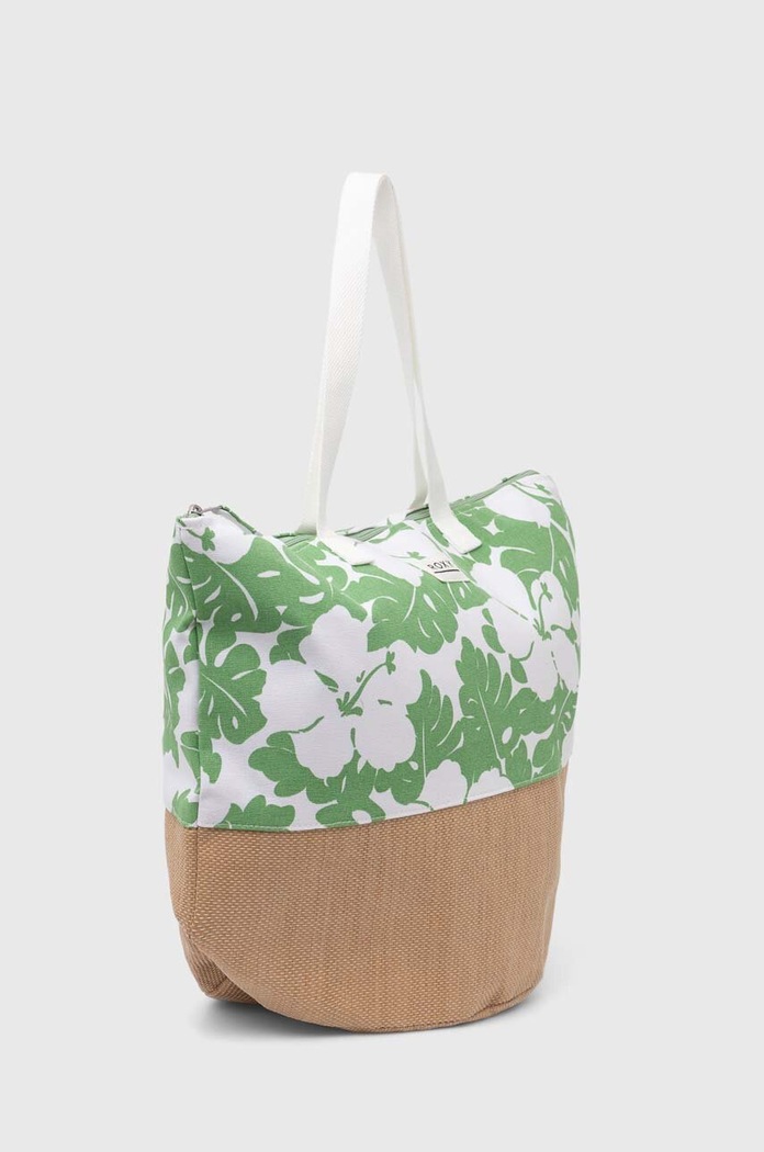 Roxy Torba plażowa ERJBT03371 zielony SS24