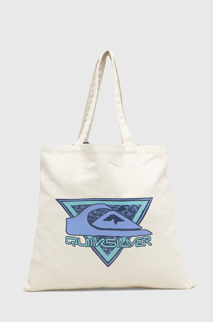 Pamučna torba Quiksilver bez remena bež EQYBT03034