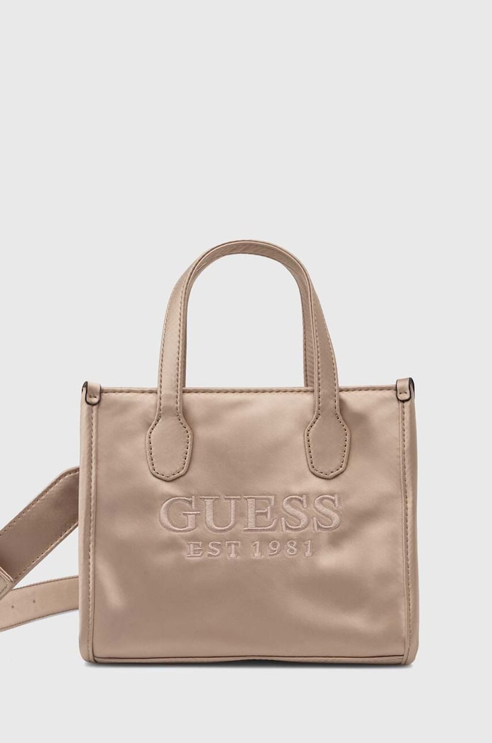Kabelka Guess SILVANA nášivka béžová HWST86.65770