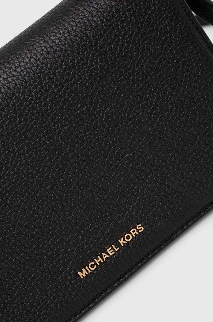 Poseta de piele MICHAEL Michael Kors 32S4GJ6C6L negru