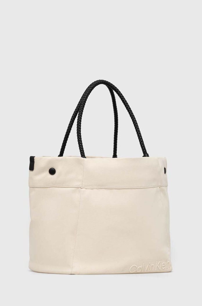 Calvin Klein kézitáska K60K611647 bézs SS24