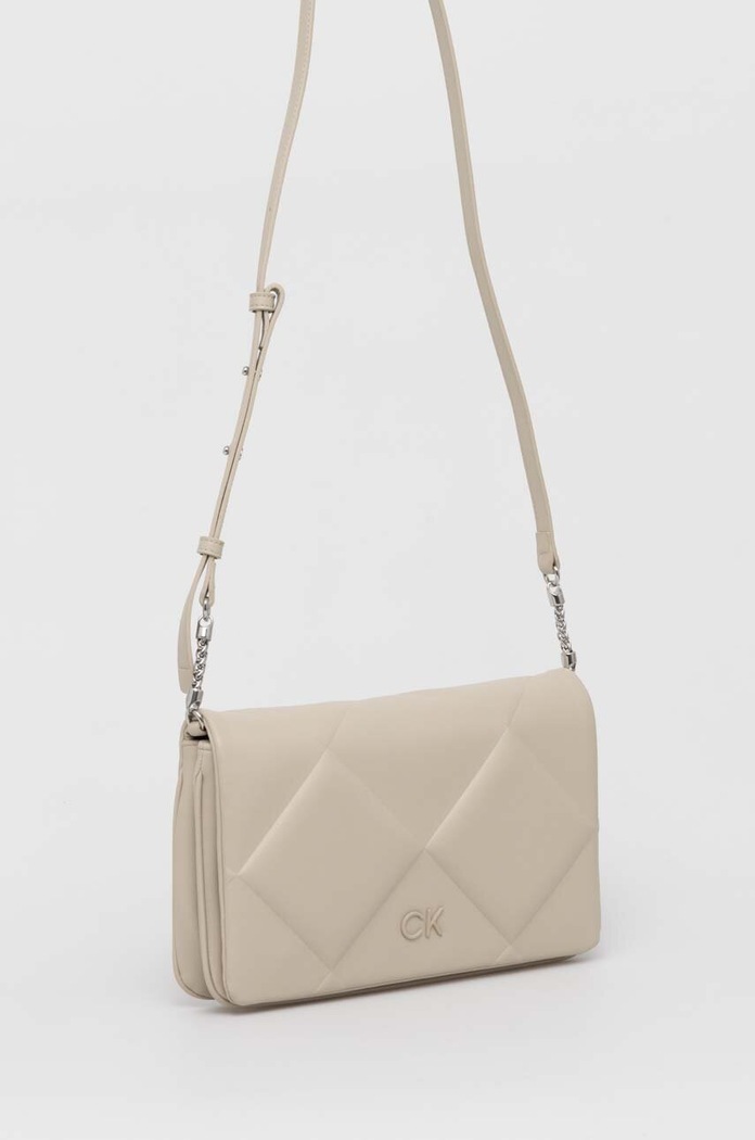 Calvin Klein torebka K60K611759 beżowy SS24