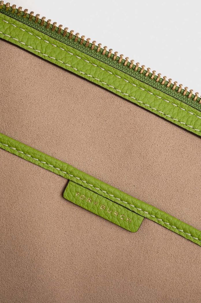 Tory Burch poseta de piele 155619.300 verde