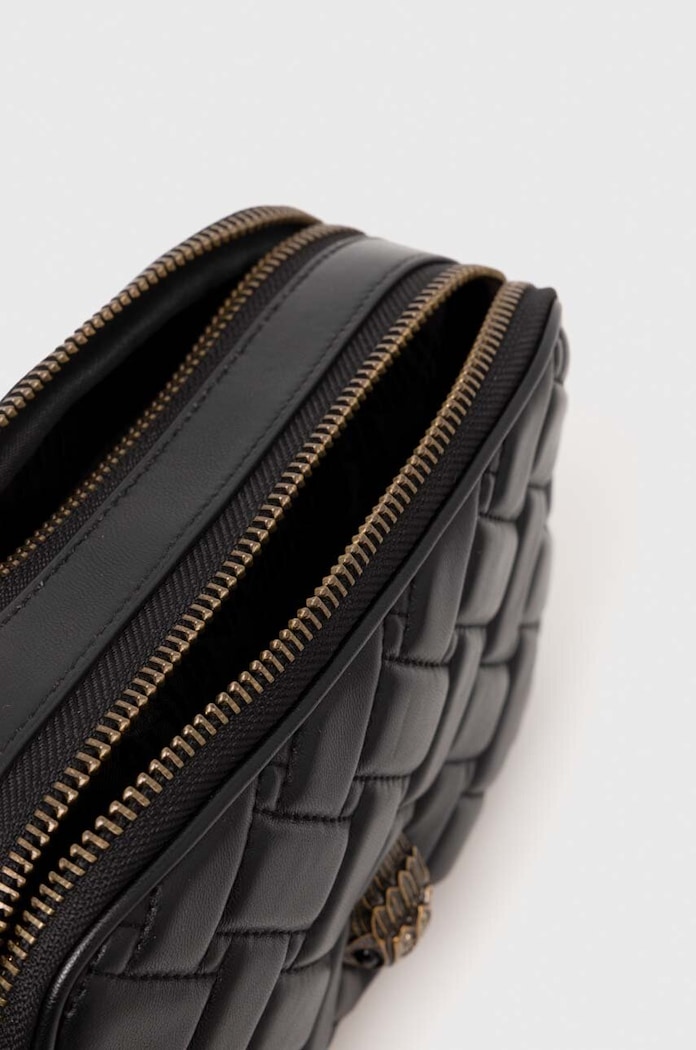 Kožená kabelka Kurt Geiger London 2041700109 čierna