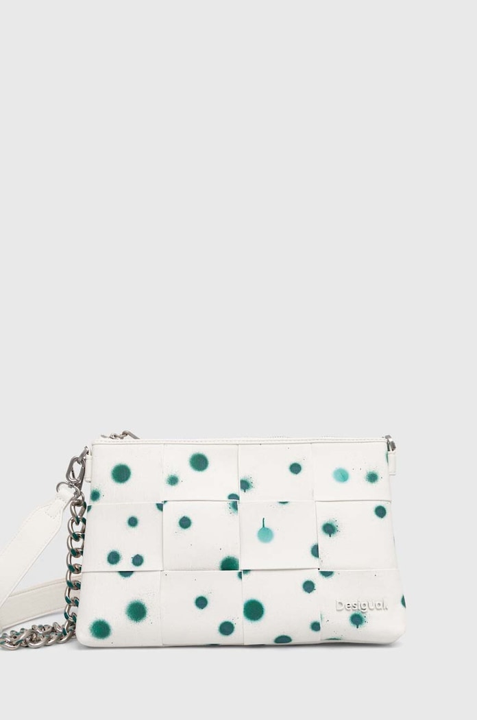 Torba Desigual NEW SPLATTER DORTMUND remen se skida bijela 24SAXP10