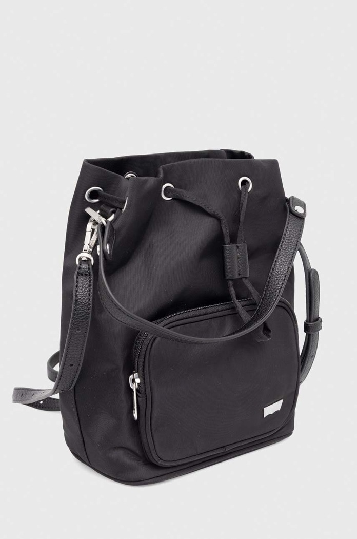 Τσάντα Levi's D7960.0001 μαύρο SS25