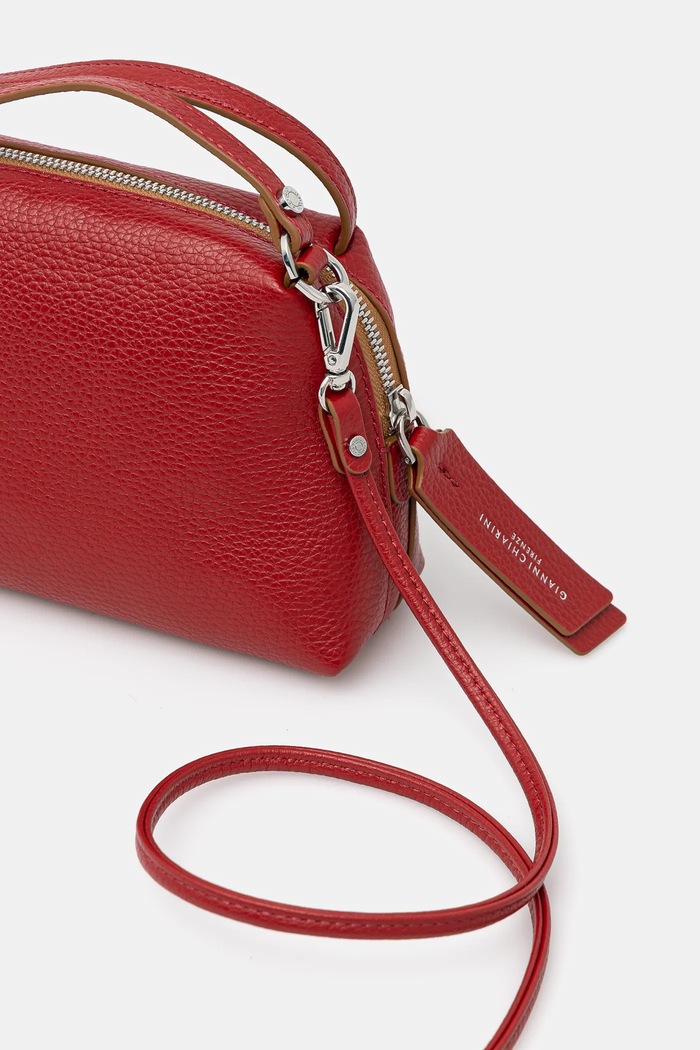 Accesorii Gianni Chiarini geantă crossbody pentru femei din piele Alifa BS.8145/COMM.GRN rosu