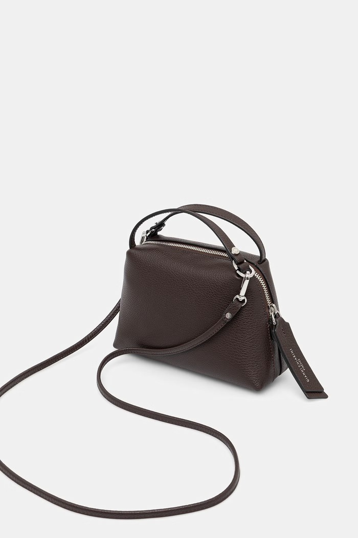 Akcesoria Gianni Chiarini torebka crossbody damska skórzana Alifa BS.8145/COMM.GRN brązowy