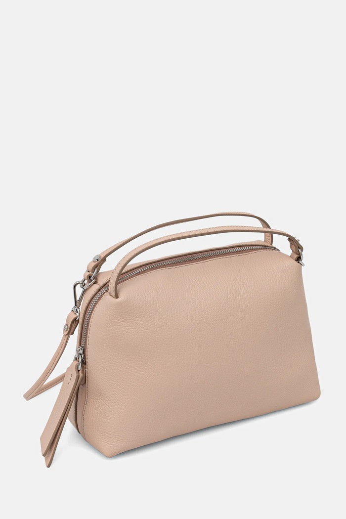 Gianni Chiarini geantă crossbody pentru femei din piele BS.8148/COMM.GRN bej AA00