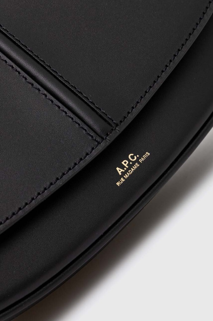 A.P.C. leather handbag sac betty shoulder black PXAWV.F61834.LZZ