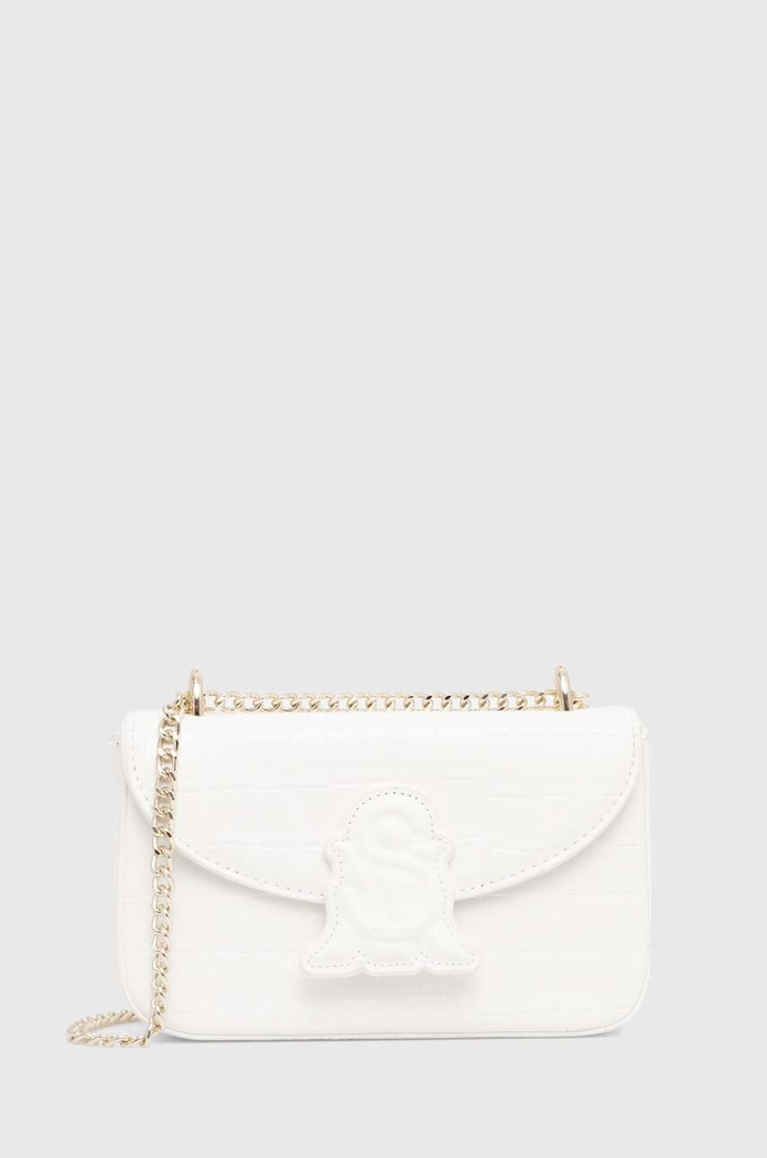Kabelka Steve Madden Belmond hladký bílá SM13001474