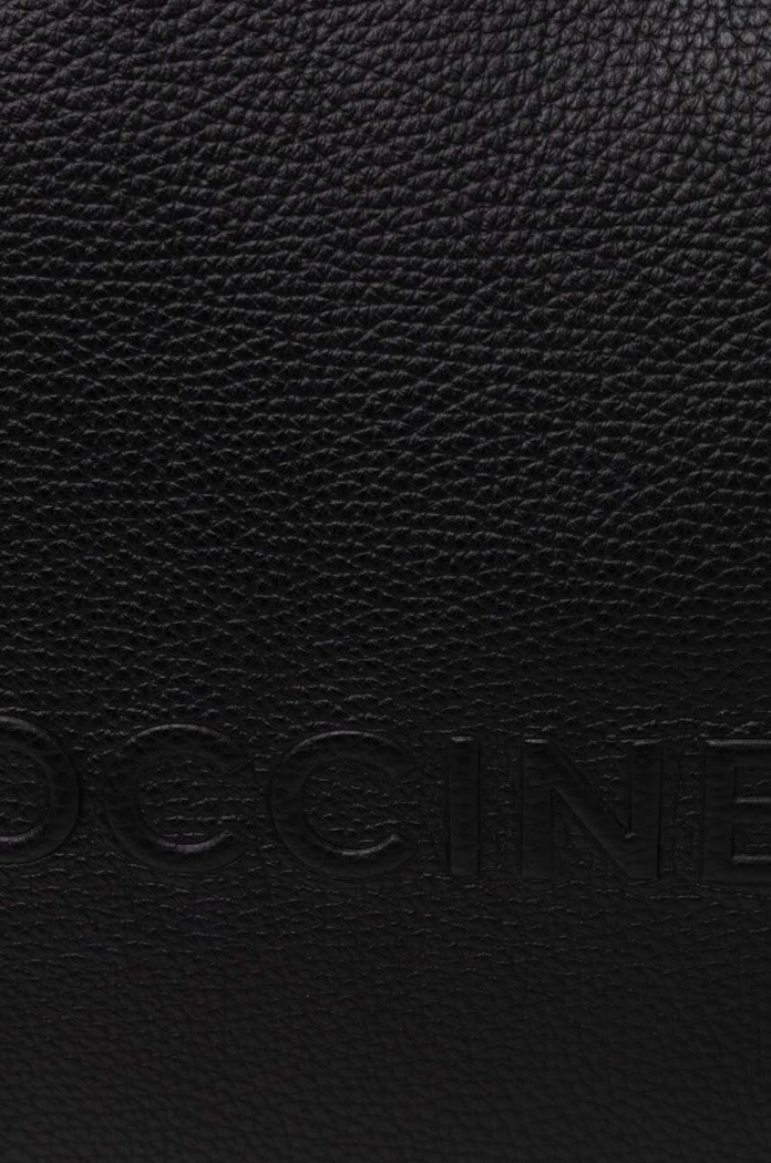Kožená kabelka Coccinelle E1.QBB.18.01.01.001 černá