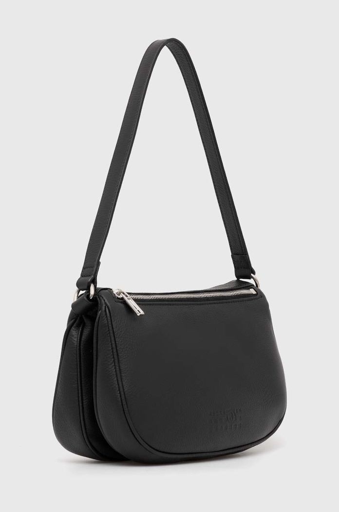 Kožená kabelka MM6 Maison Margiela SB5ZH0005 černá SS24
