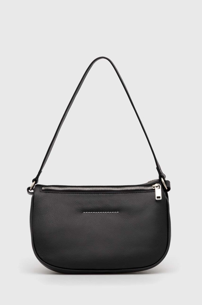 Doplňky Kožená kabelka MM6 Maison Margiela SB5ZH0005 černá