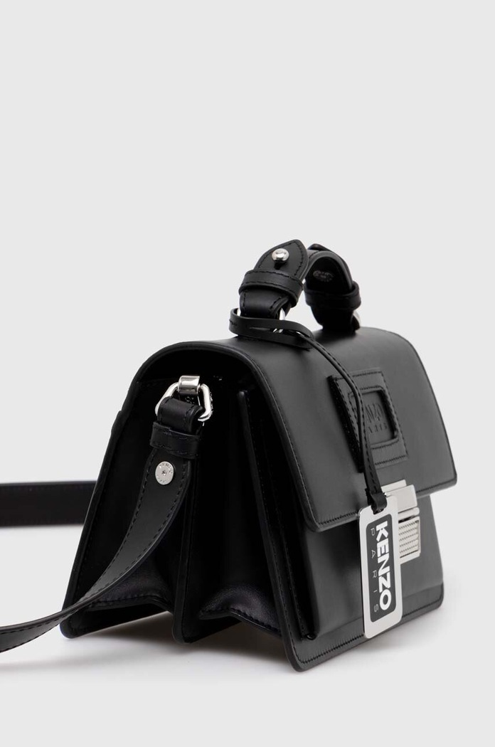 Kenzo leather handbag Small Crossbody Bag FD62SA126L02.99 black SS24
