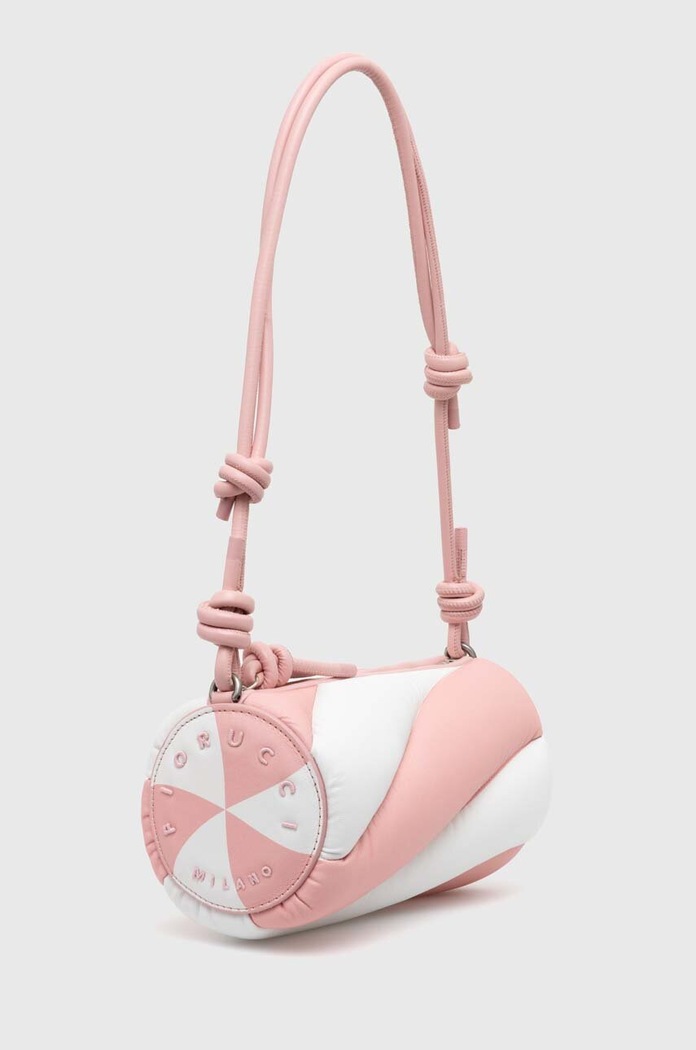 Kožená kabelka Fiorucci Bicolor Leather Mella Bag přírodní kůže růžová U01FPABA001LE04PN02