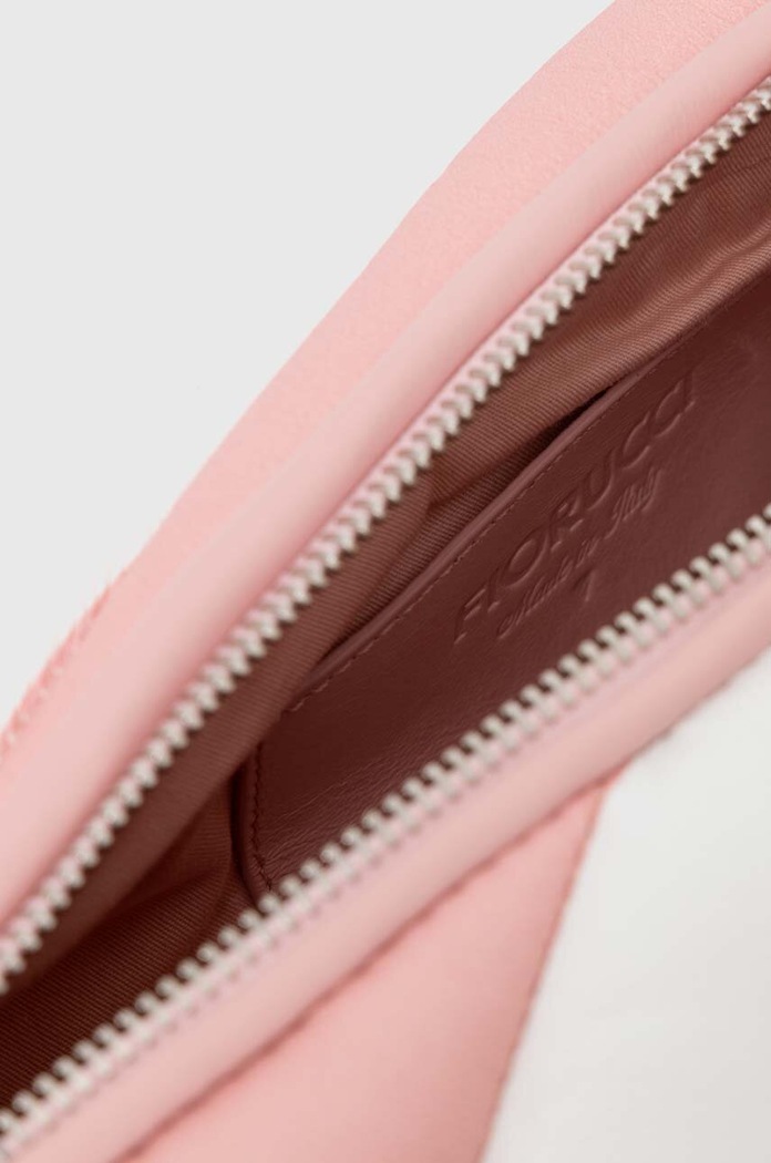 Kožená kabelka Fiorucci Bicolor Leather Mella Bag U01FPABA001LE04PN02 růžová