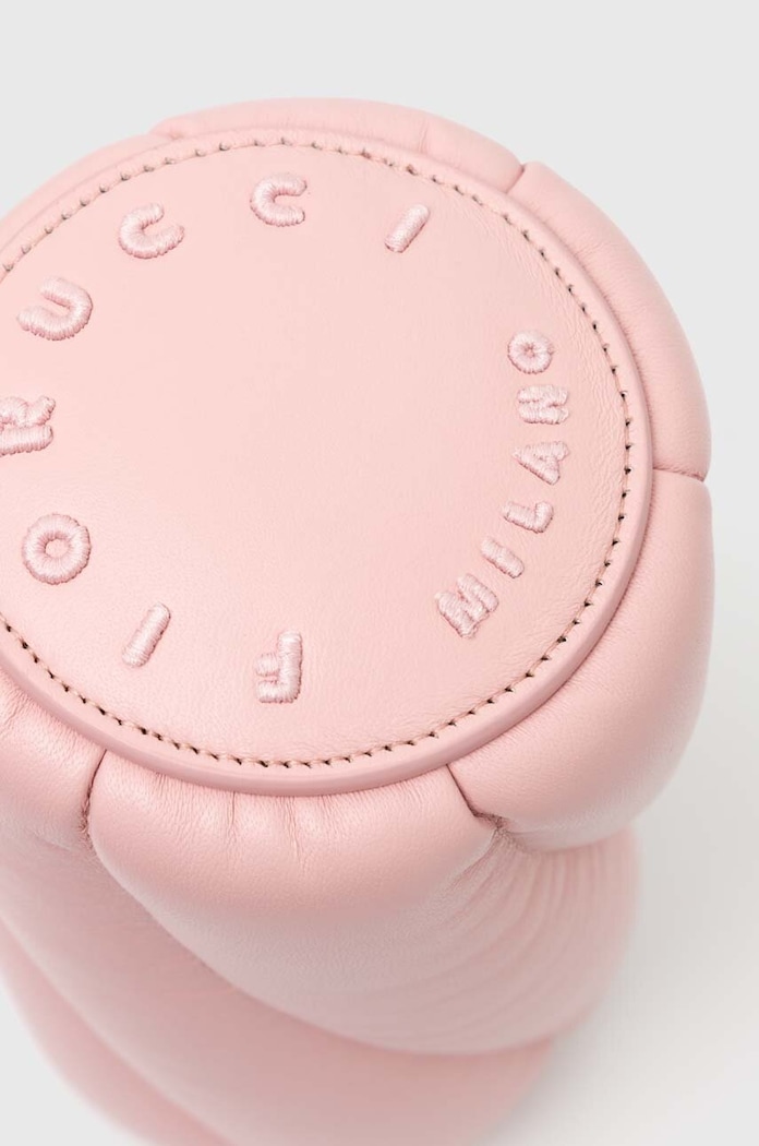 Kožená kabelka Fiorucci Baby Pink Leather Mini Mella Bag ružová U01FPABA002LE04PN02