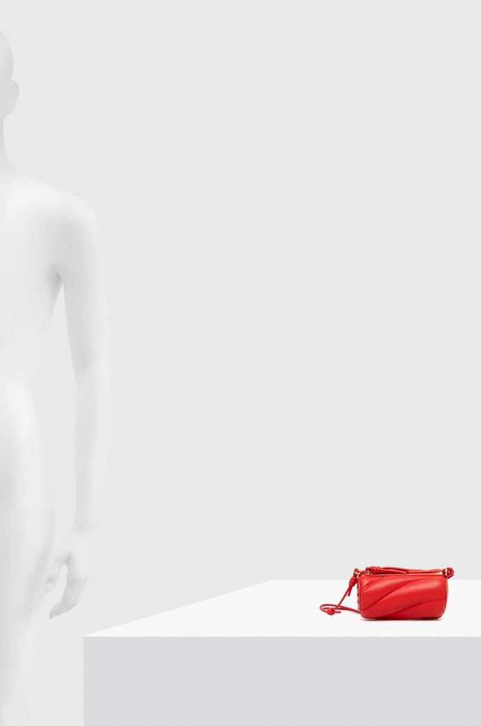 Kožená kabelka Fiorucci Mini Mella U01FPABA002LE04RD01