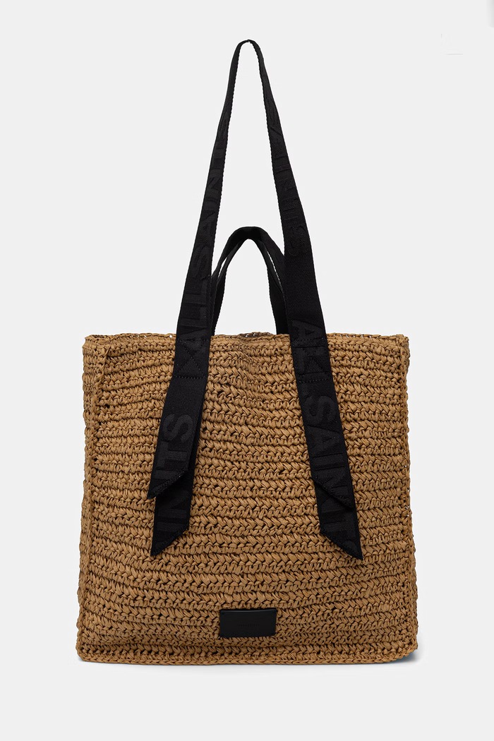 AllSaints geantă shopper femei LULLAH N/S TOTE bej W081XA